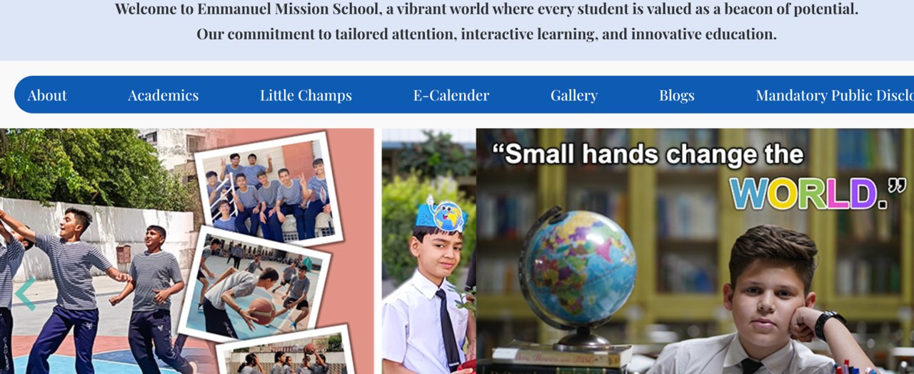 Students participating in school activities